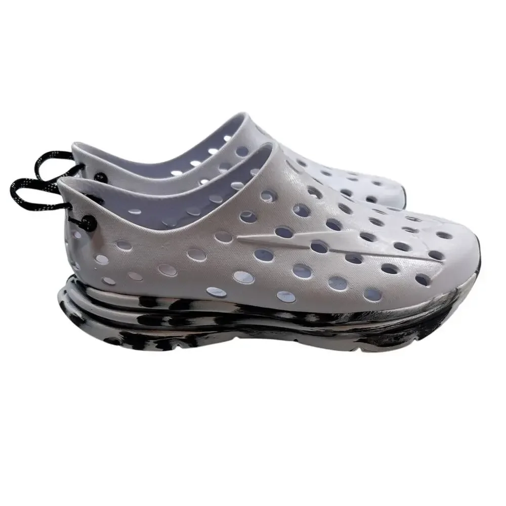 KANE Revive Active Recovery Shoe White Black Speckle W10 M8 EUC